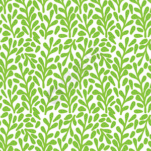 具有叶矢量无缝图案的树枝处 适合纺织品 封面 壁纸等织物墙纸生态植物装饰品花园风格艺术叶子装饰背景图片