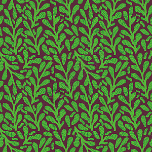 具有叶矢量无缝图案的树枝处 适合纺织品 封面 壁纸等装饰品植物打印插图织物植物群艺术墙纸风格生态背景图片