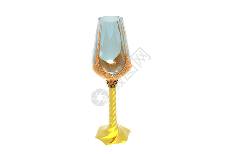 高贵的花柱玻璃 带有干香槟酒杯水杯高脚杯背景图片