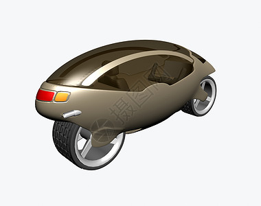 具有机舱的简化机动型摩托车运动车辆滑板车两轮车背景图片