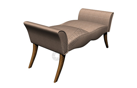客厅的棕色木制座位架子休息柳条装潢家具沙发躺椅凳子休息区扶手背景图片