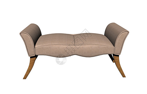 客厅的棕色木制座位真皮凳子柳条躺椅沙发休息扶手家具椅子装潢背景图片