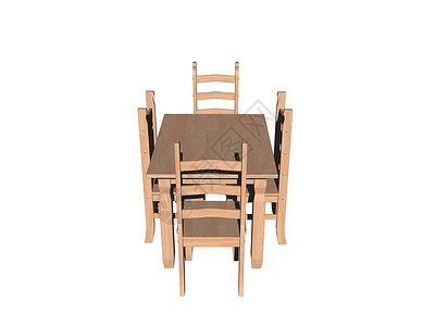 餐厅的木制桌和椅子桌子餐桌厨房家具客厅粮食背景图片