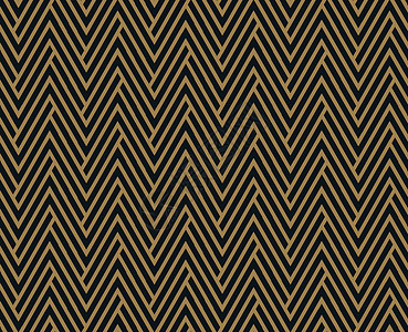 带有线条的抽象几何图案 无缝矢量背景 蓝黑色和金色纹理条纹对角线正方形窗帘六边形纺织品六面体装饰品织物金子背景图片