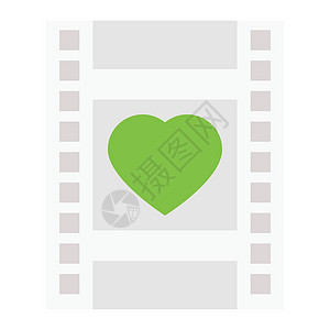 电影标识爱插图电影技术视频娱乐浪漫标识摄影相机草图设计图片