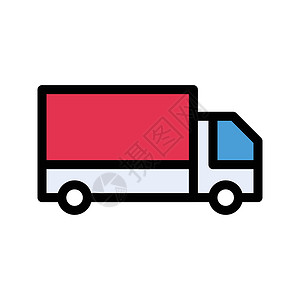 卡车运输圆圈货车车辆行李家庭旅行交通假期网络背景图片