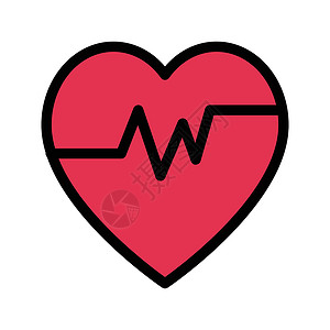 心心脏药品监视器医院监控韵律海浪医疗心脏病学心电图背景图片