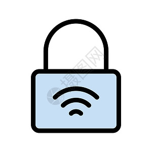 保护钥匙插图网站挂锁上网电脑安全技术网络互联网背景图片