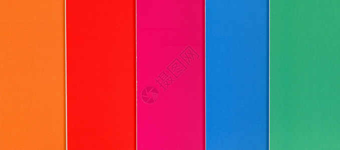 多色纸条纹理背景绿色样本粉色墙纸材料紫色色调蓝色橙子空白背景图片