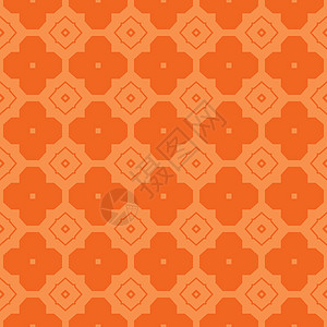 橙色图案的地毯具有几何形状的矢量无缝图案纹理背景托盘杯子纺织品盒子艺术风格毯子地毯墙纸枕头插画