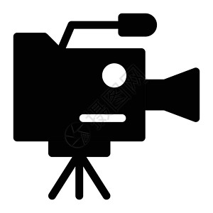 视频摄像机插图投影仪电影网络生产互联网卷轴技术黑色背景图片