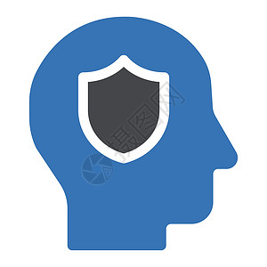 安全思维创造力智力网络标识插图头脑心理学隐私背景图片