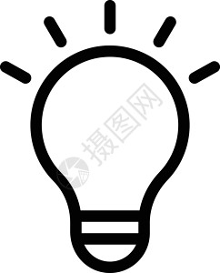 创造性发明辉光商业黑色玻璃灯泡技术力量解决方案活力背景图片