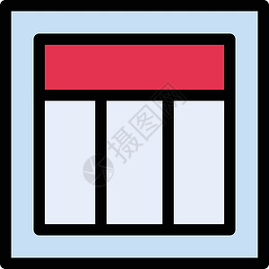 设计窗户边栏页脚框架网站界面电脑网格背景图片