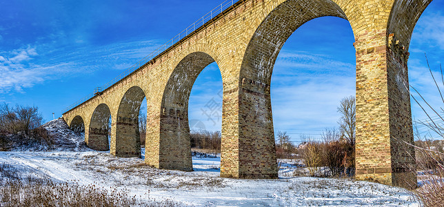 普列巴尼夫卡寒冷的一系列的拱门高清图片