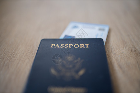 美利坚合众国护照 里面有五万卢比的 美国护照法案公民身份旅游国家控制移民国籍旅行蓝色游客蓝色的高清图片素材