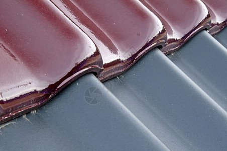 屋顶瓷砖屋面板装修瓦片瓦工背景图片