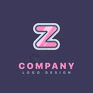 字母 Z 徽标设计模板背景图片