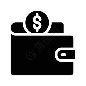 美元贷款金融货币卡片支付银行插图小袋现金商业背景图片