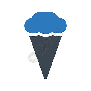 冰雪糖果食物奶油奶油状艺术标识甜点巧克力冰淇淋插图背景图片