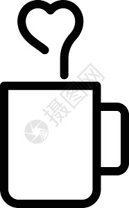 茶棕色咖啡店杯子餐厅插图菜单早餐白色食物液体背景图片