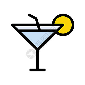 柠檬酒吧插图杯子液体果汁餐厅稻草玻璃中风酒精背景图片