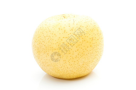 白色背景的水果类梨背景图片