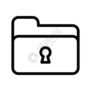 私有的钥匙文档数据防火墙电脑档案插图商业机密互联网背景图片