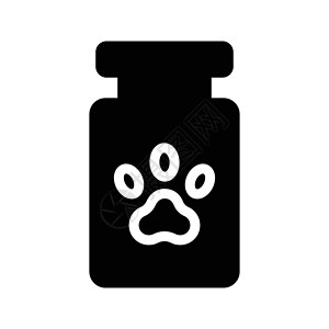 宠物粮食粮食食品营养黑色圆形宠物插图小狗动物阴影盘子白色插画