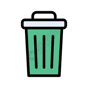 垃圾回收家庭网络垃圾桶篮子环境插图回收站背景图片