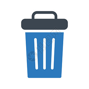 垃圾家庭垃圾桶回收篮子网络环境回收站插图背景图片