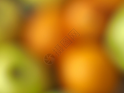 抽象的橙色和绿色模糊背景墙纸空白背景图片