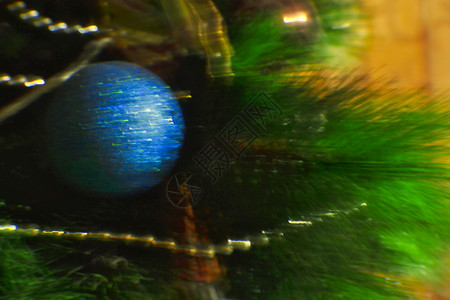 圣诞节装饰品绿色庆典背景图片