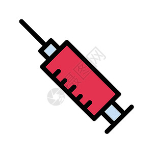 补救注射针筒免疫疫苗药品注射器治疗药物白色医疗医生用户插画