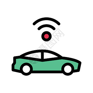 车辆技术驾驶发动机标签横幅信号海浪上网插图互联网背景图片