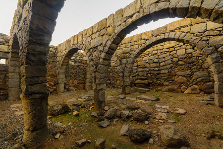 胆红素Chorazin科拉齐姆古老的有拱门的房子纪念碑旅行圣经历史国家装饰品公园城市建筑学考古学背景