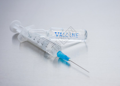 接种疫苗的药箱瓶子注射器预防白色医疗药理液体注射外科小瓶背景图片