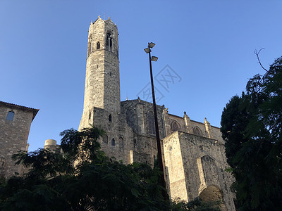 巴塞罗那大教堂崇拜大教堂建筑学历史世纪城市宗教背景图片