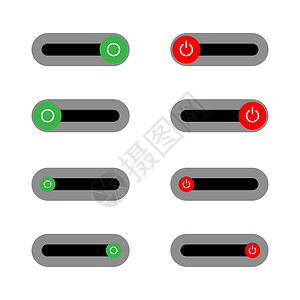 按钮开关互联网圆圈绿色工具网站电子控制板下载插图控制背景图片