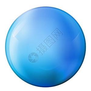 蓝色玻璃球气泡圣诞节高清图片