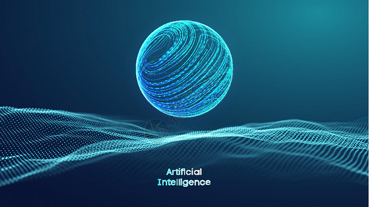 人工智能通信网络 数字科学技术概念 业务网络矢量图区块链流动数据计算密码学代码交易蓝色神经元商业背景图片