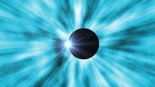 空间行星日出抽象太阳光线光宇宙天空轨道地球世界蓝色运动活力环形射线背景图片