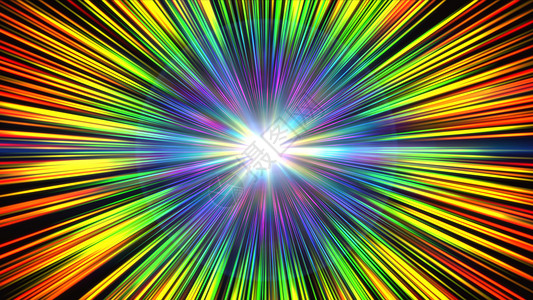 闪耀光环脉冲星射线颜色抽象活力光束蓝色微光太阳阴影圆圈运动光环爆破背景