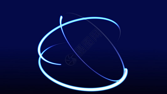 原子分子轨道中子抽象化学插图质子技术纳米运动化学品活力圆圈黑色背景图片