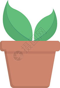 发电厂中风生长绿色标识插图花盆生物学盆栽叶子园艺背景图片