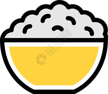 有机大米促销大饭碗烹饪蔬菜菜单营养厨房盘子餐厅饮食午餐美食设计图片