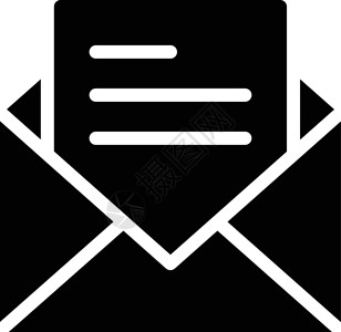 电子邮件邮政通讯黑色垃圾邮件信封网站收件箱网络互联网商业背景图片