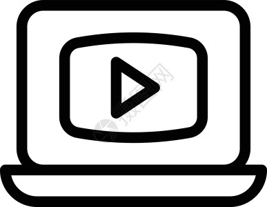 视频播放器笔记本音乐网站插图导航电脑互联网按钮网络界面背景图片