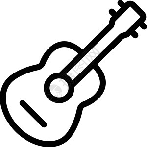 吉他手低音音乐细绳声学娱乐乐器旋律金属白色插图背景图片