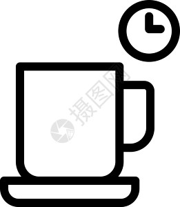 茶陶瓷横幅香气白色绿色液体流体饮料咖啡店插图背景图片
